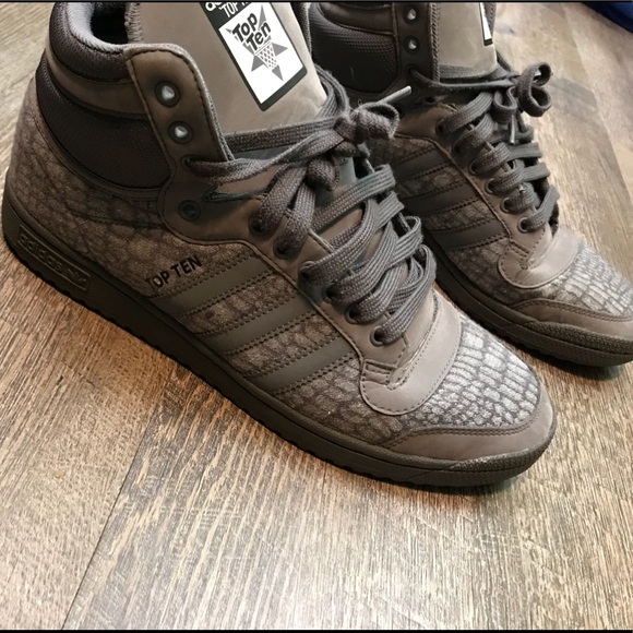 adidas grey high tops mens